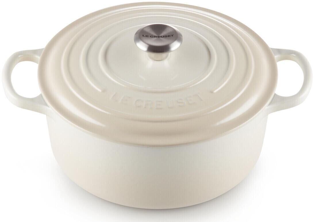 0024147303435 - - Signature Round Cast Iron Casserole 26 cm - Meringue 0024147303435 - - Signature Round Cast Iron Casserole 26 cm - Meringue