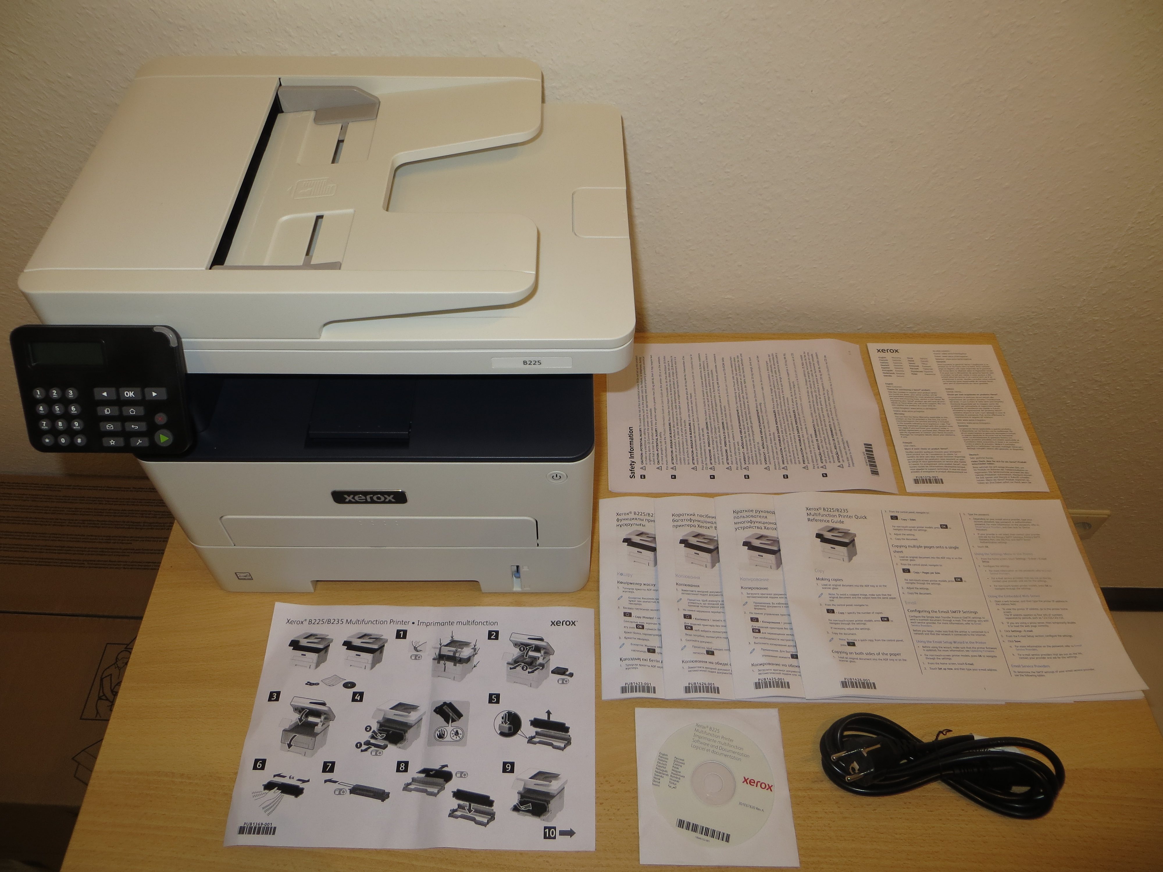 Lieferumfang Xerox B225V_DNI