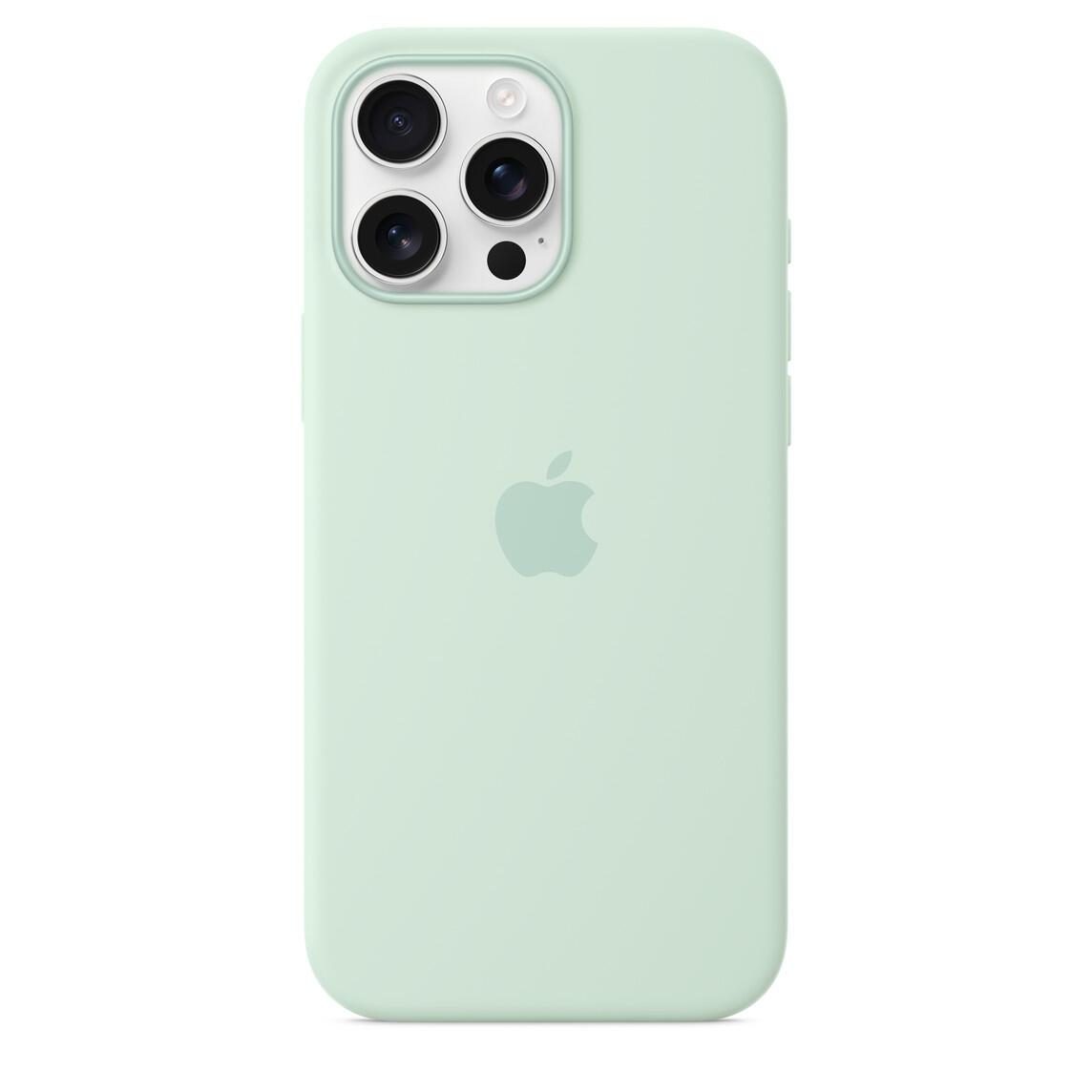 0195950231786 - iPhone 16 Pro Max Silicone Case with MagSafe - Aquamarine 0195950231786 - iPhone 16 Pro Max Silicone Case with MagSafe - Aquamarine