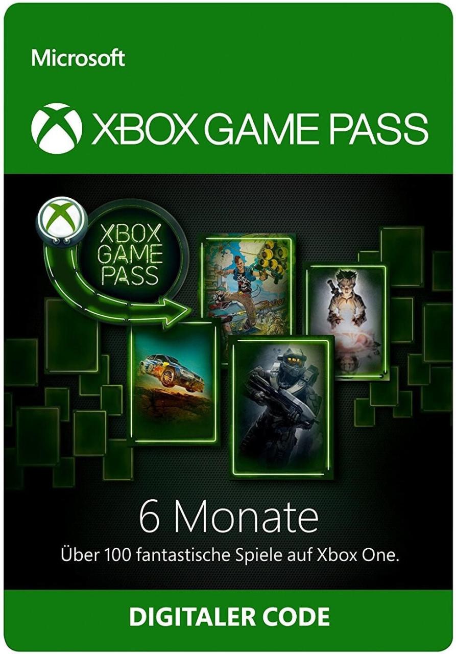Microsoft Xbox Game Pass Gift Card 6 Monate ESD Download