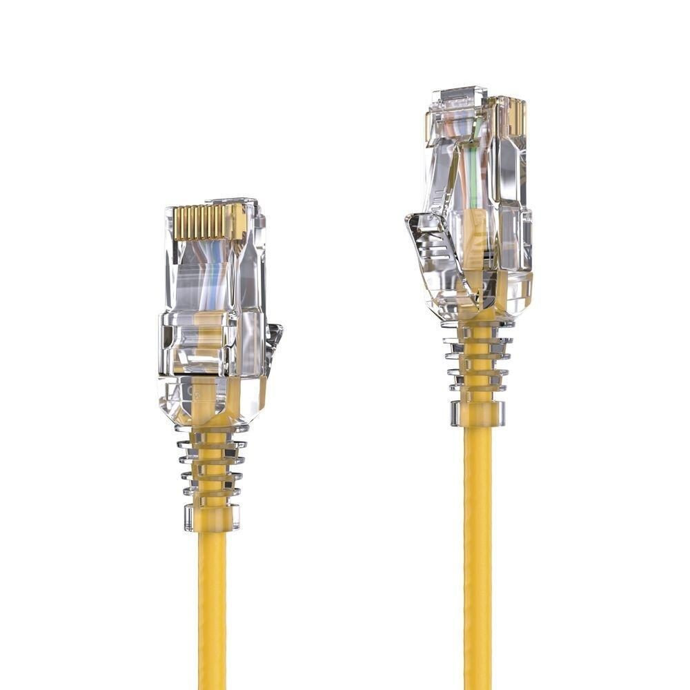 4251364708774 - 0 CAT 6 Patchkabel SLIM - UTP - LSOH - gelb - 025m 4251364708774 - 0 CAT 6 Patchkabel SLIM - UTP - LSOH - gelb - 025m