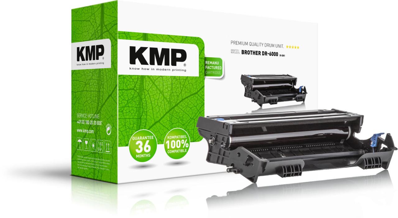 4011324114676 - Trommel schwarz ersetzt brother DR-6000 4011324114676 KMP