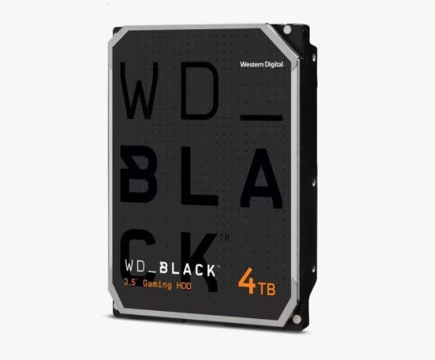 WD Black Performance Hard Drive - 4TB, 256 MB