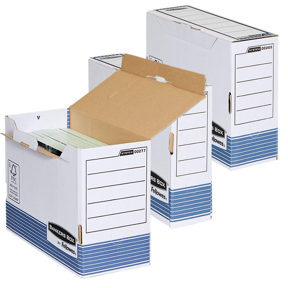 Bankers Box Archivboxen Bankers Box 10xablageb. Bu15cm für Ordner 15,5 x 26,5 x 32,7 cm