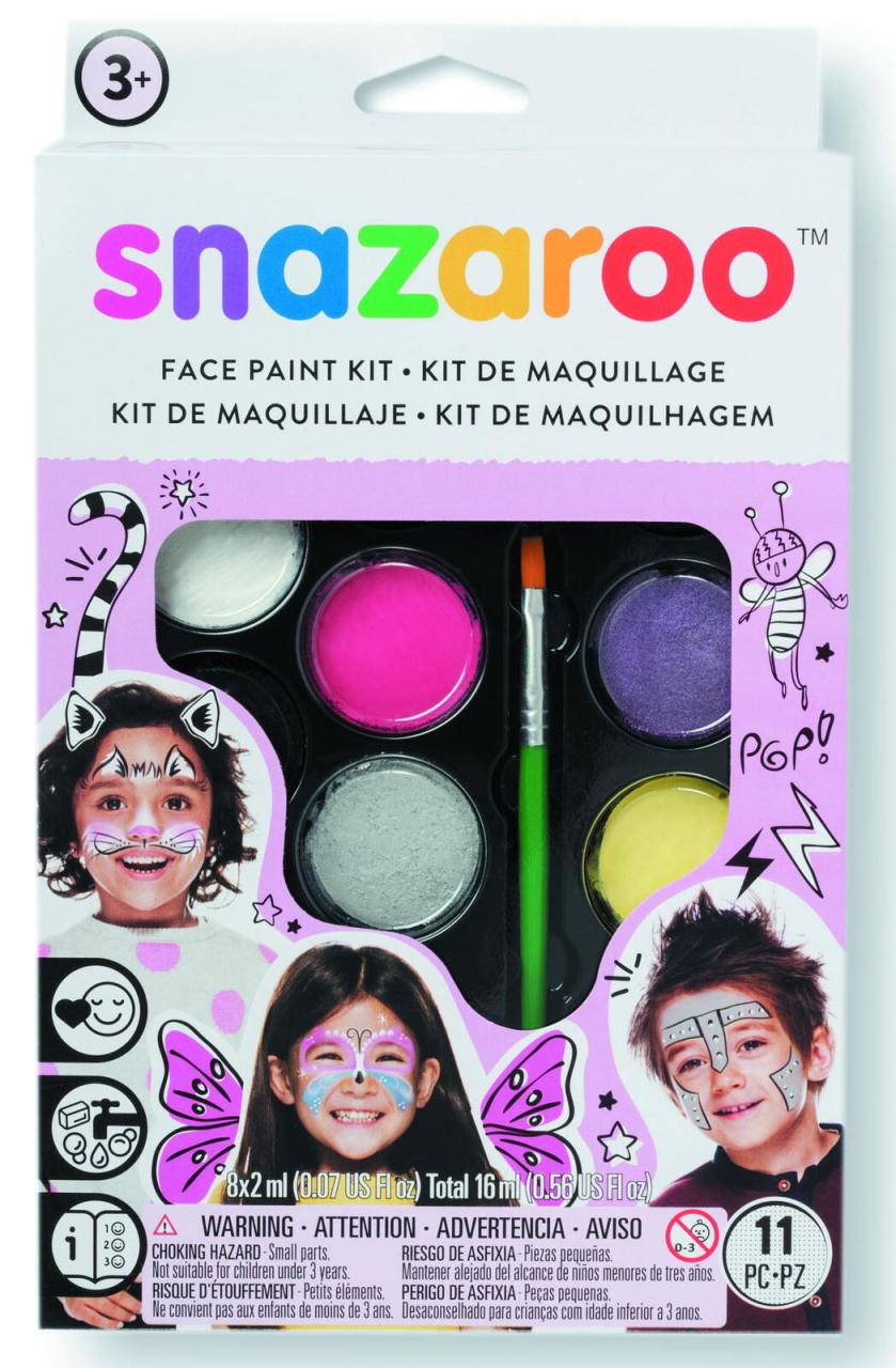 snazaroo™ 1172007 Kinderschmink-Set farbsortiert