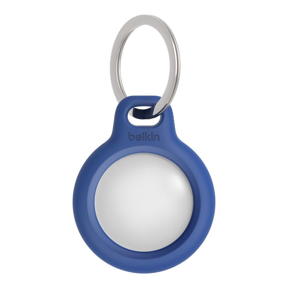 Belkin Secure Holder mit Schlüsselanhänger für Apple AirTag, blau