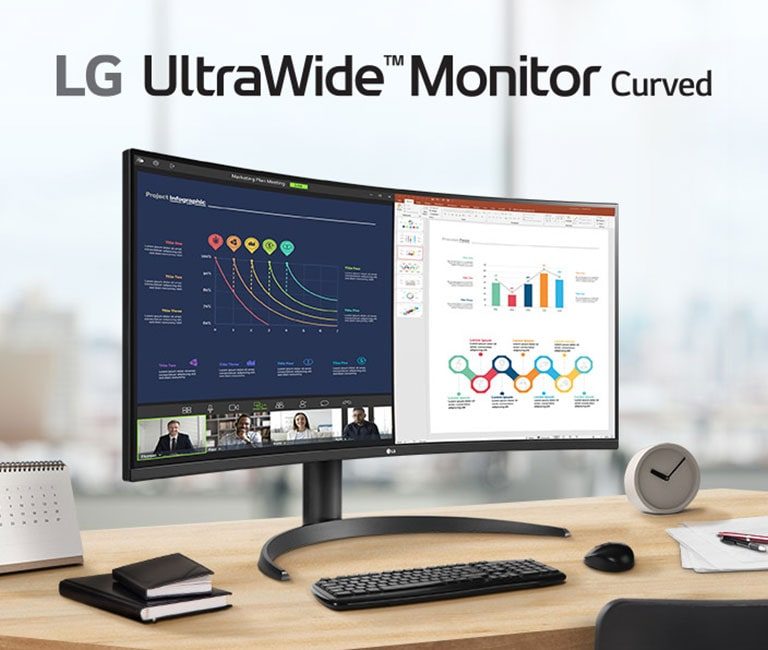 Curved UltraWide-Monitor von LG.