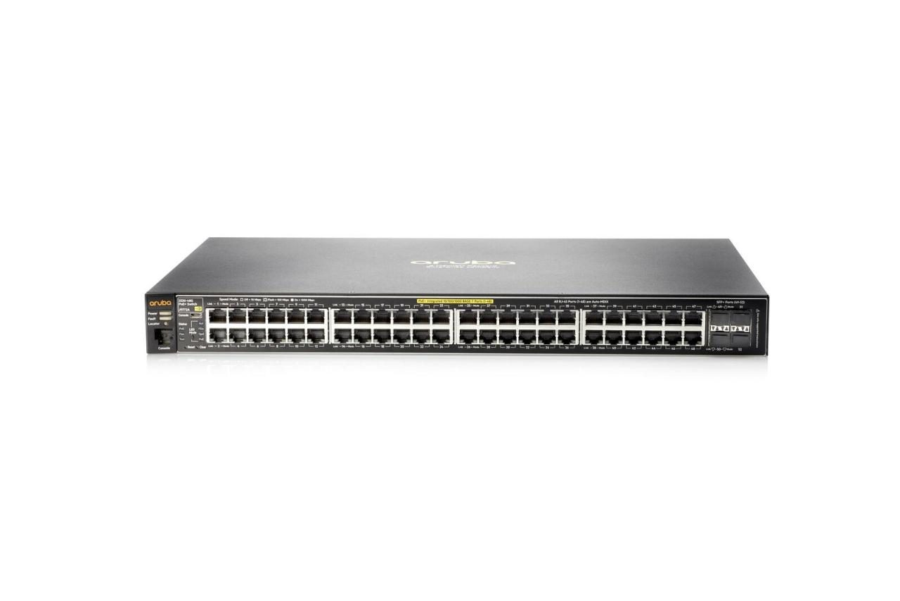 0886112457587 - 2530-48G-PoE+ 382W 48-Port Gigabit Switch J9772A