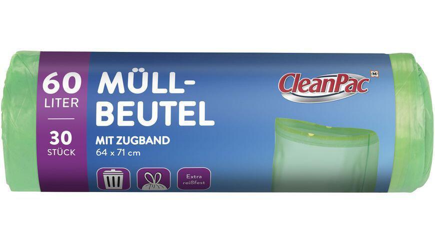 CleanPac Müllbeutel CleanPac Müllbeutel 60l 30 St. 60,0 l Grün
