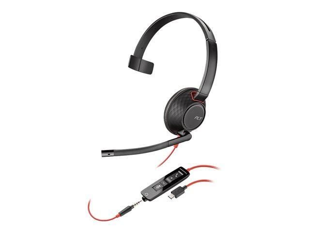 Poly Blackwire 5200 Series C5210 Mono Headset On-Ear