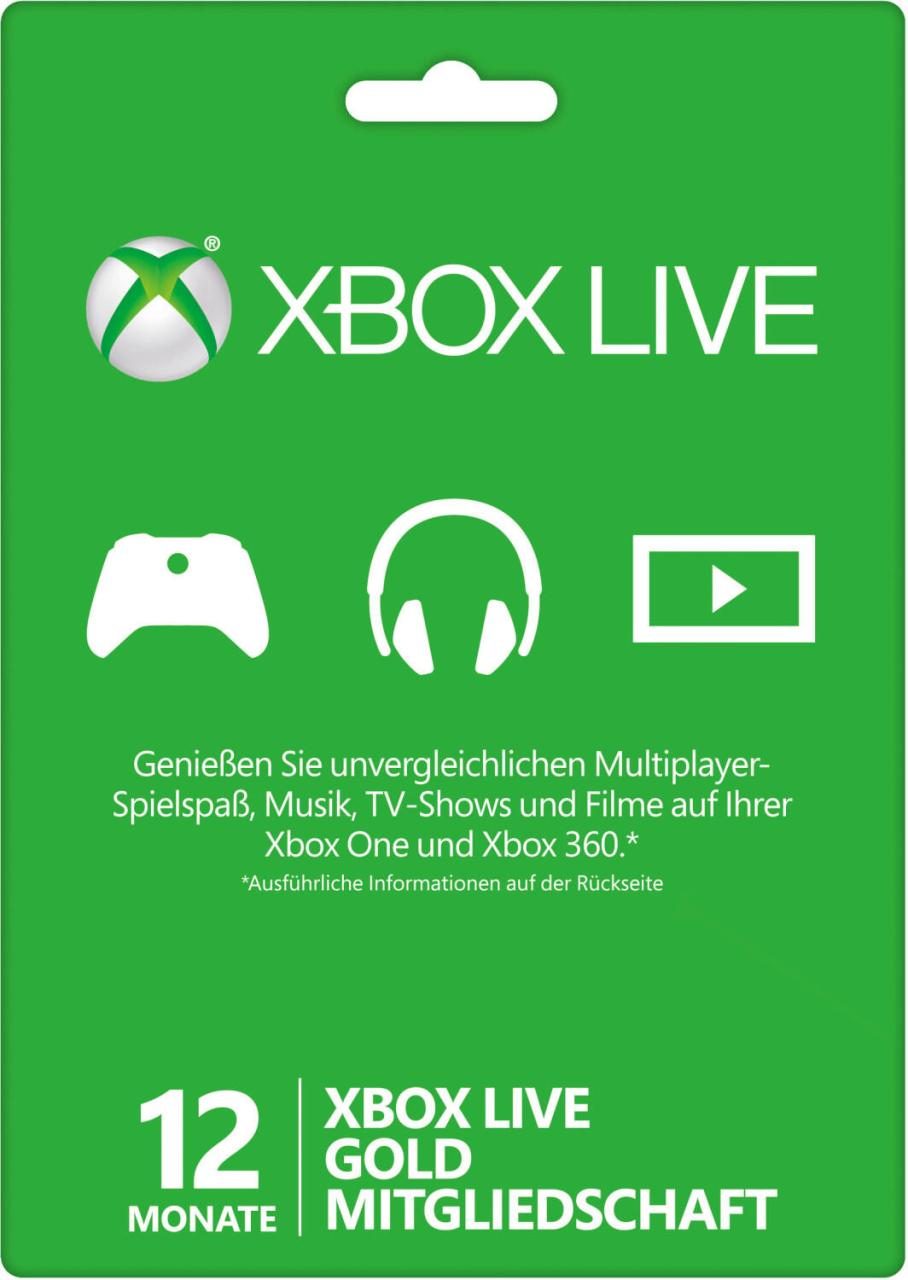 Microsoft Xbox Live Gold Membership 1 Jahr ESD Download