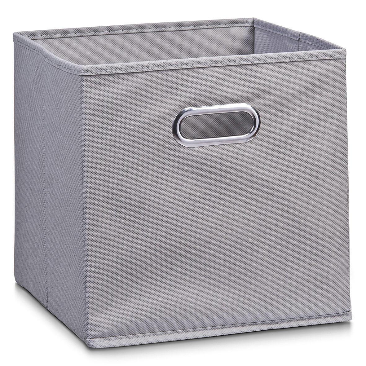 Zeller Aufbewahrungsboxen Aufbewahrungsbox Vlies grau 30,0 l - 32,0 x 32,0 x 32,0 cm grau