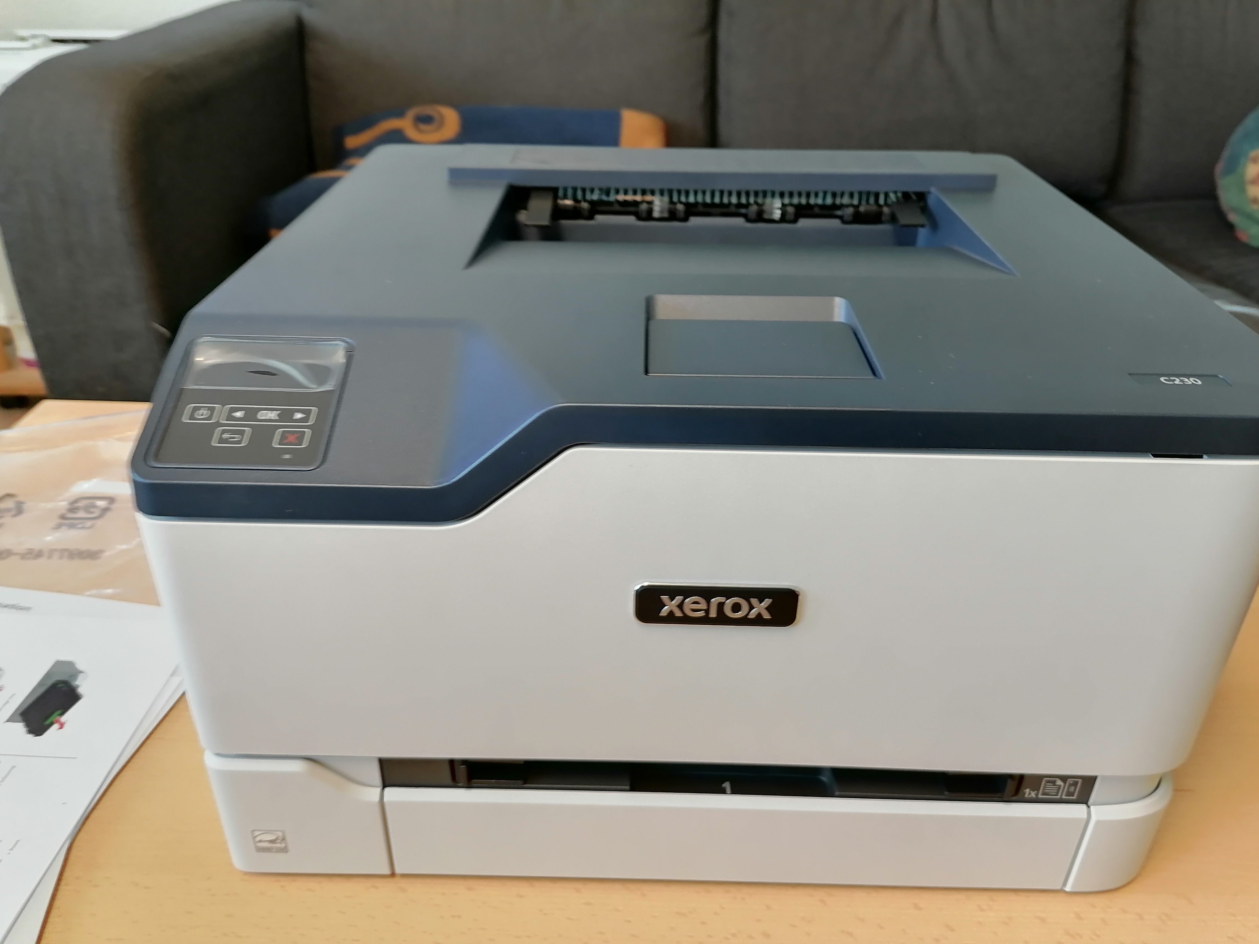 Frontansicht des Xerox C230V_DNI