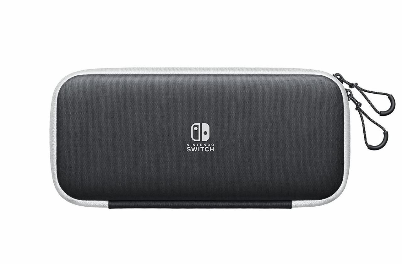 Nintendo Switch Taschen-Set schwarz-weiß