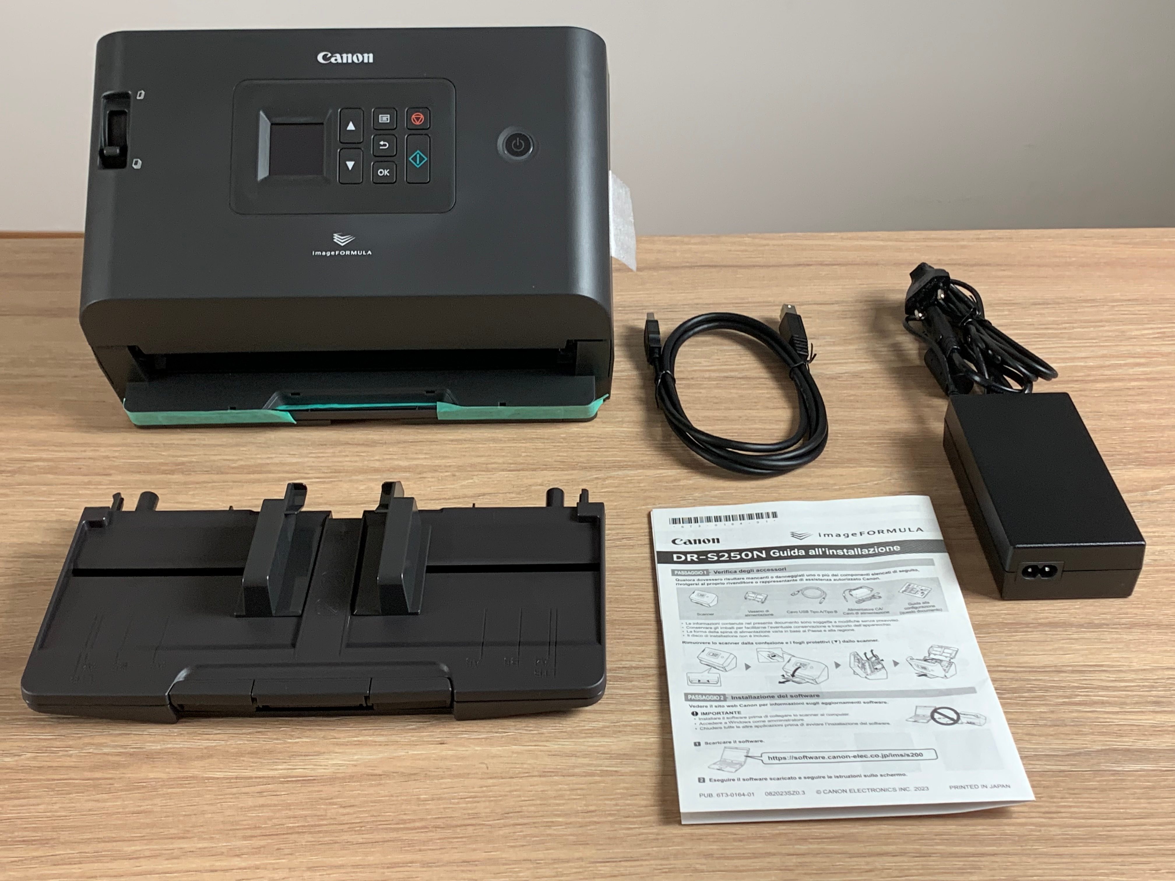 Canon imageFORMULA DR-S250N Lieferumfang