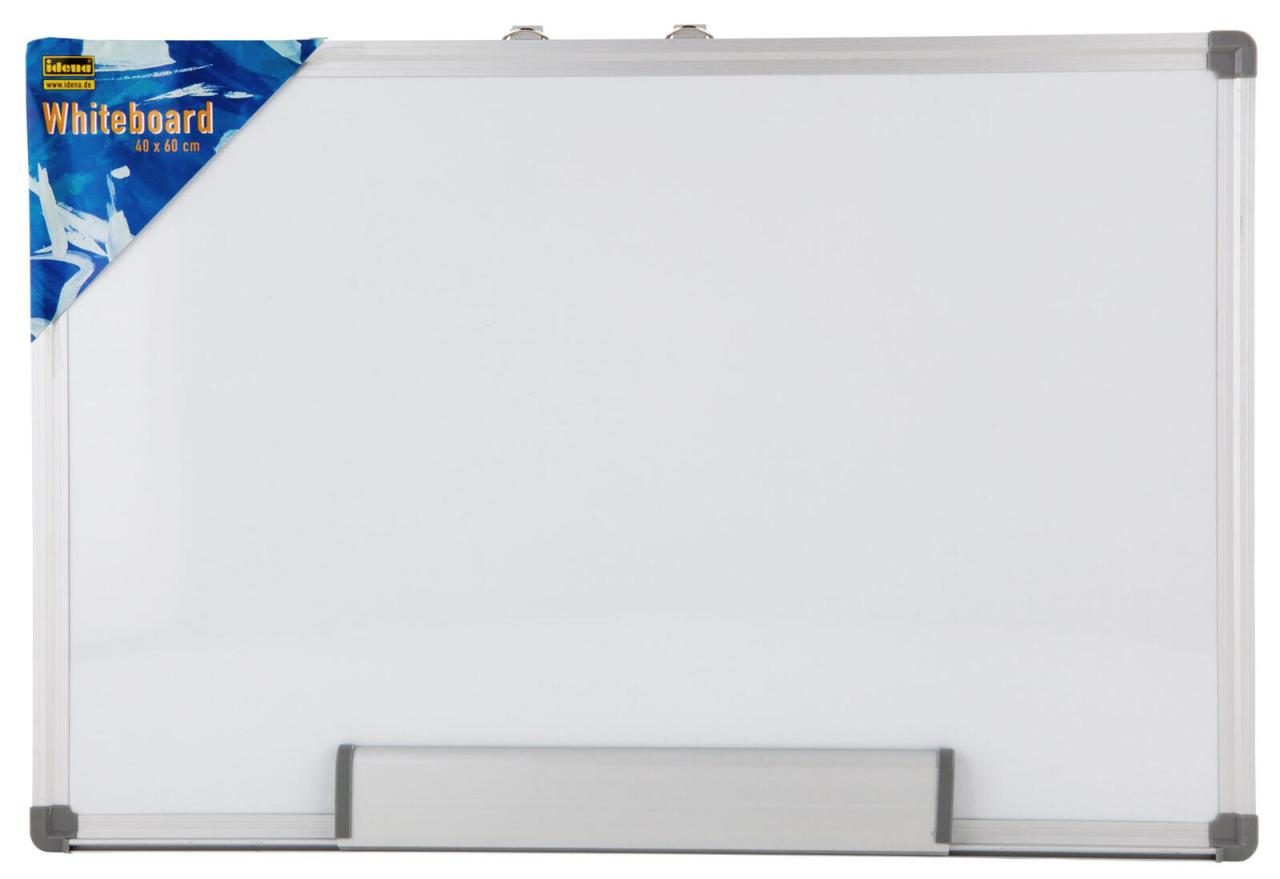 Idena Whiteboards Idena Whiteboard 40x60cm alu 60,0 x 40,0 cm lackierter Stahl weiß