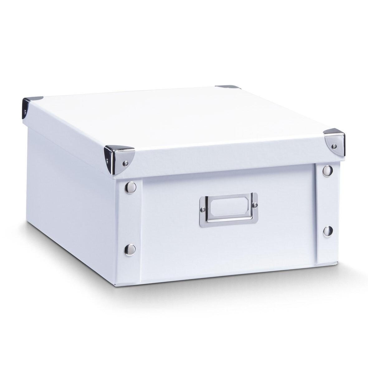 Zeller Aufbewahrungsboxen Aufbewahrungsbox weiß, klein 9,6 l - 26,0 x 31,0 x 14,0 cm weiß