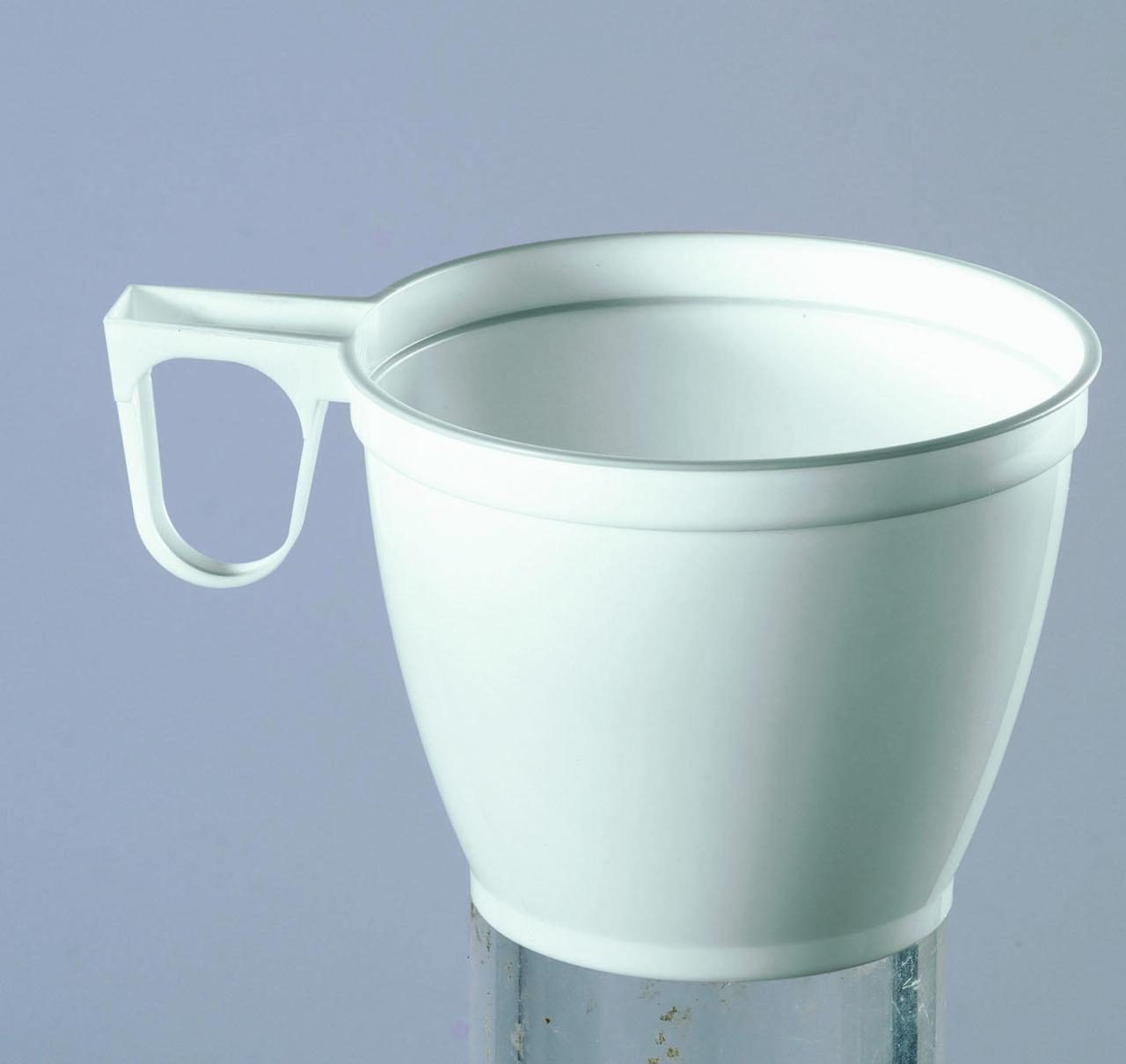 STARPAK Einweg-Kaffeetassen 7.8 cm x 7.8 cm 0,18 l weiß