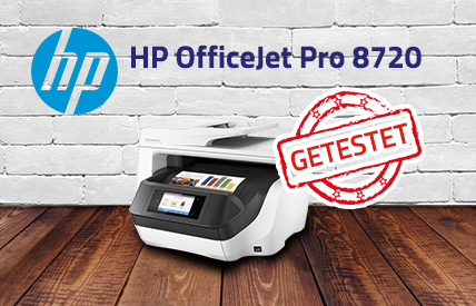 HP OfficeJet Pro 8720 MultifunktionsDrucker Instant Ink, Drucken, Scannen, Kopieren, Fax, WLAN, LAN, NFC, Duplex, Airprint 