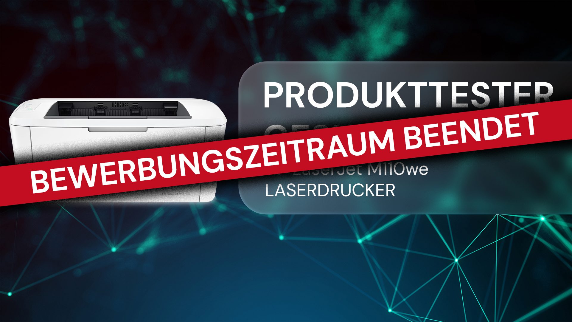 Kostenloser Produkttest zum HP LaserJet Partner OFFICE @ Laserdrucker M110we