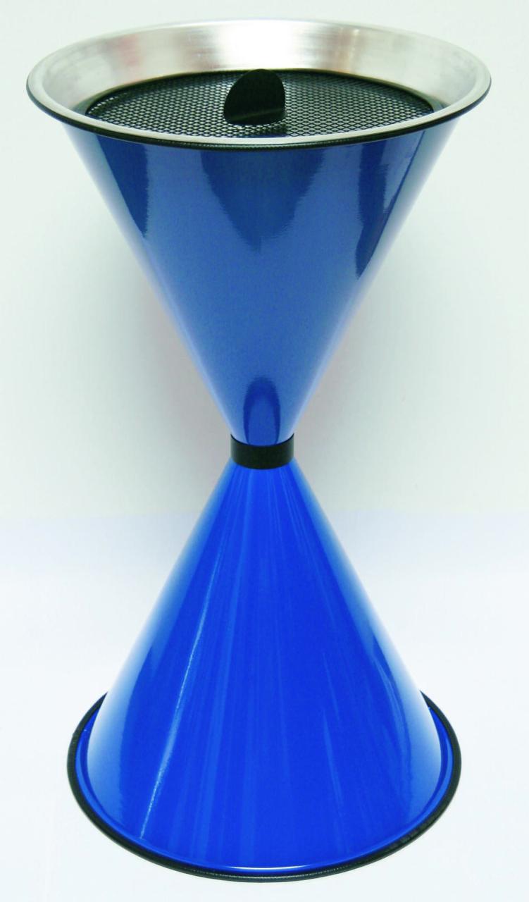 SZ Metall Standaschenbecher blau