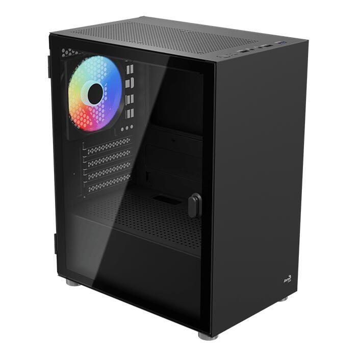 4711099476800 - PC Gehäuse CS-111-G-BK-v1 Mini-Tower Schwarz