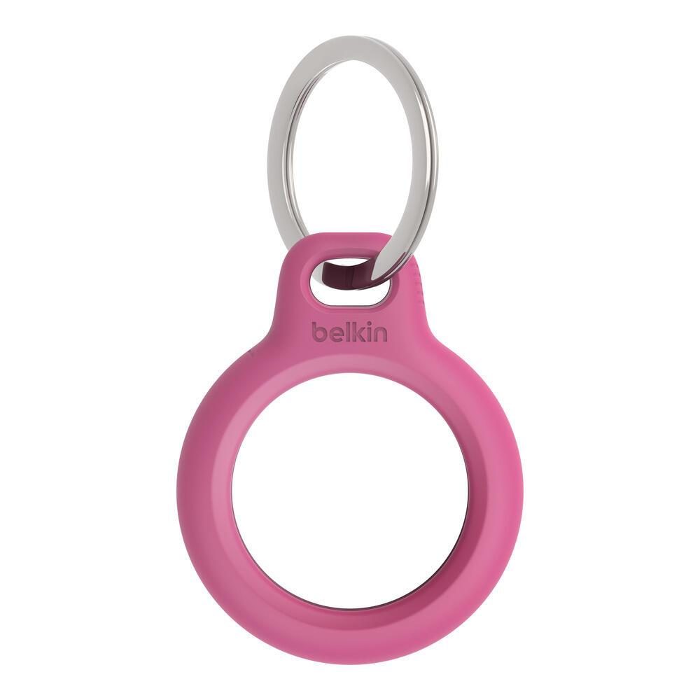 Belkin Secure Holder mit Schlüsselanhänger für Apple AirTag, pink