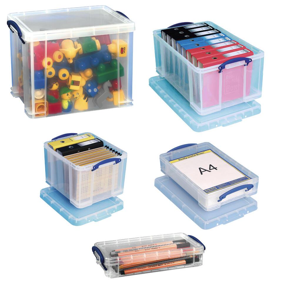 Really Useful Box Aufbewahrungsboxen Useful Box 4,0l 4,0 l - 39,5 x 25,5 x 8,8 cm transparent